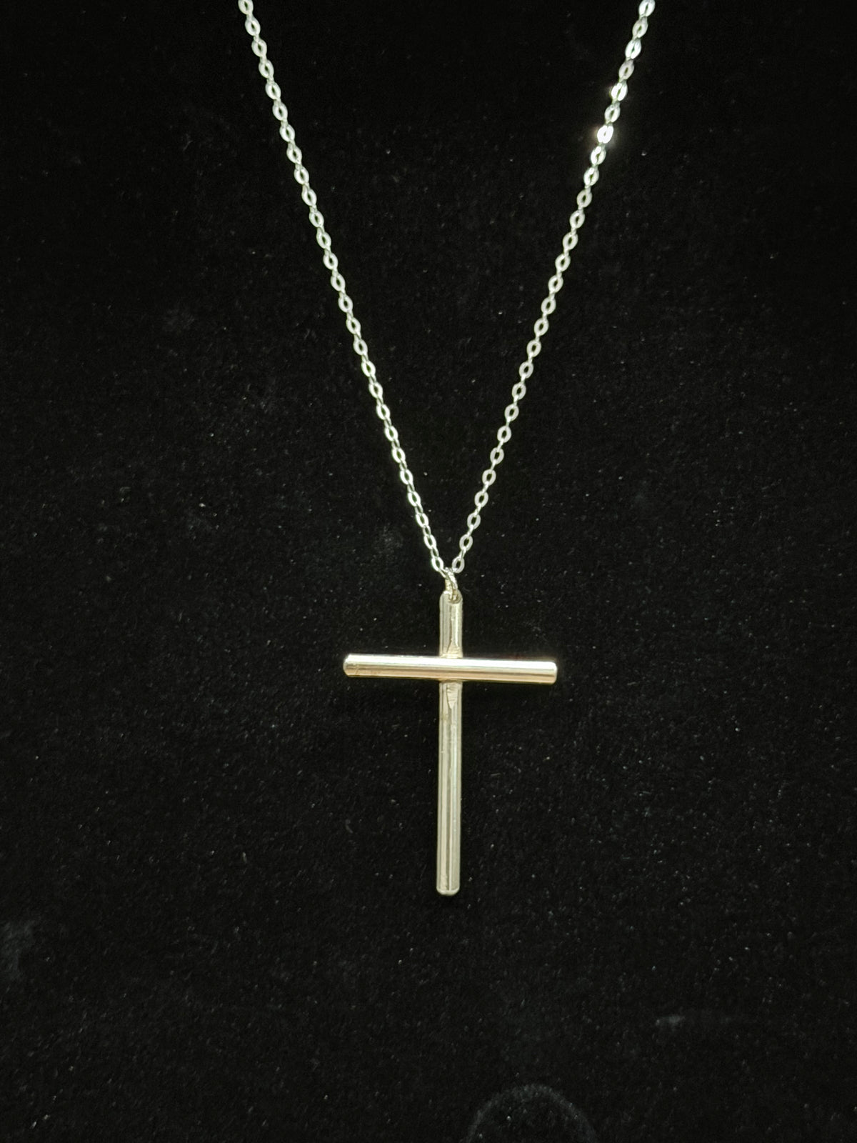 Handcrafted Sterling Silver Cross Necklace