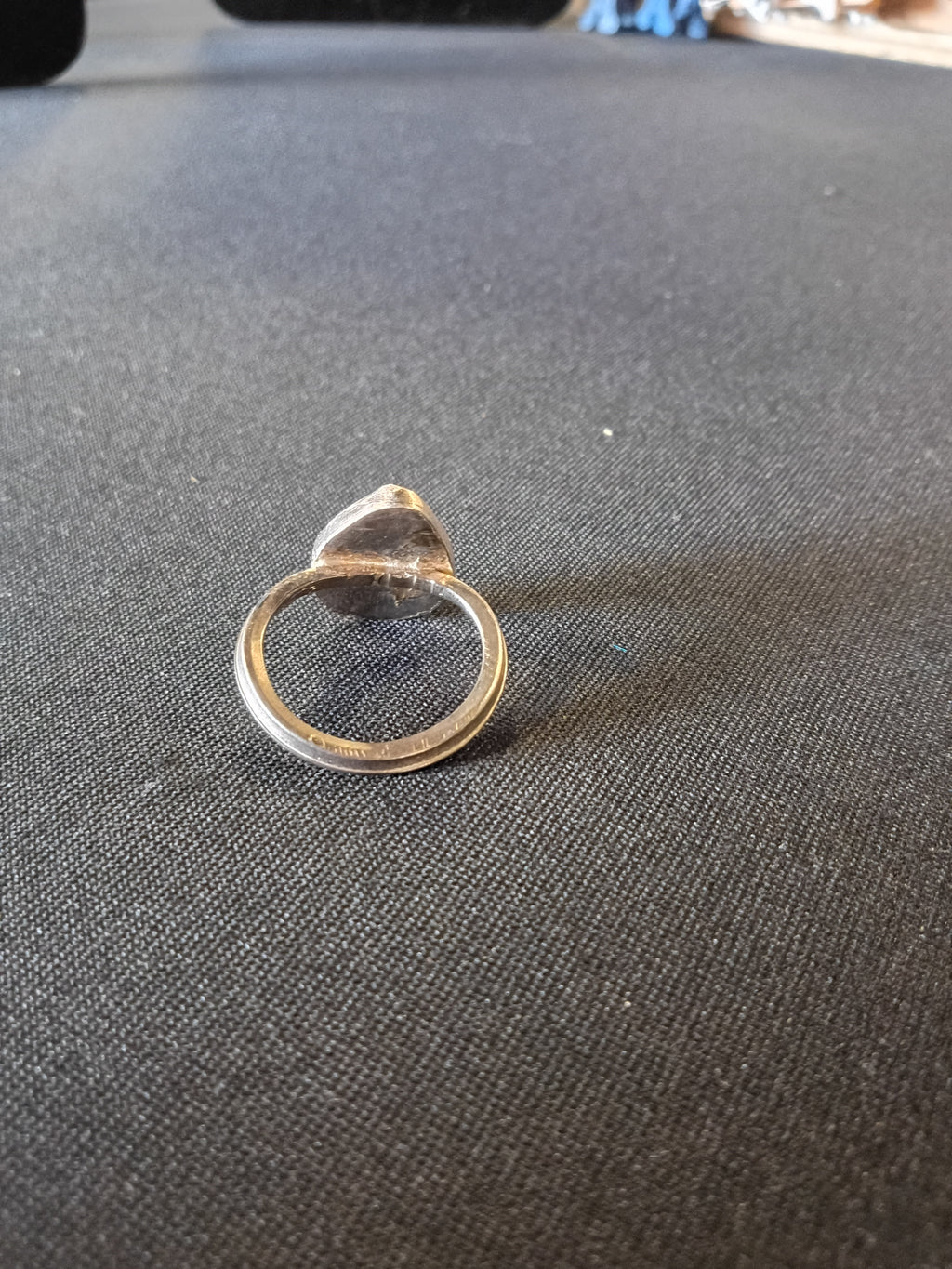Teardrop Labradorite Sterling Silver Ring – Flash and Fire Statement Gemstone