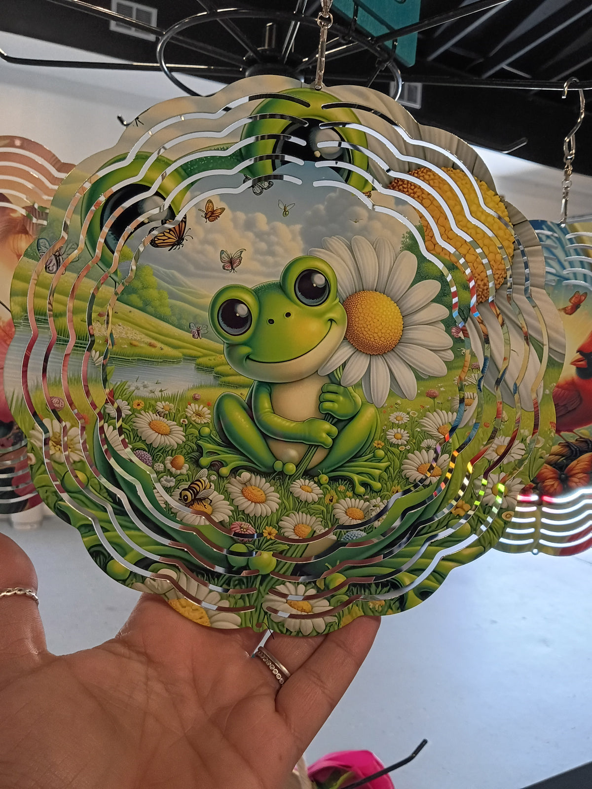 Handcrafted Wind Spinner | Outdoor Garden Decoration | Unique Yard Art Gift