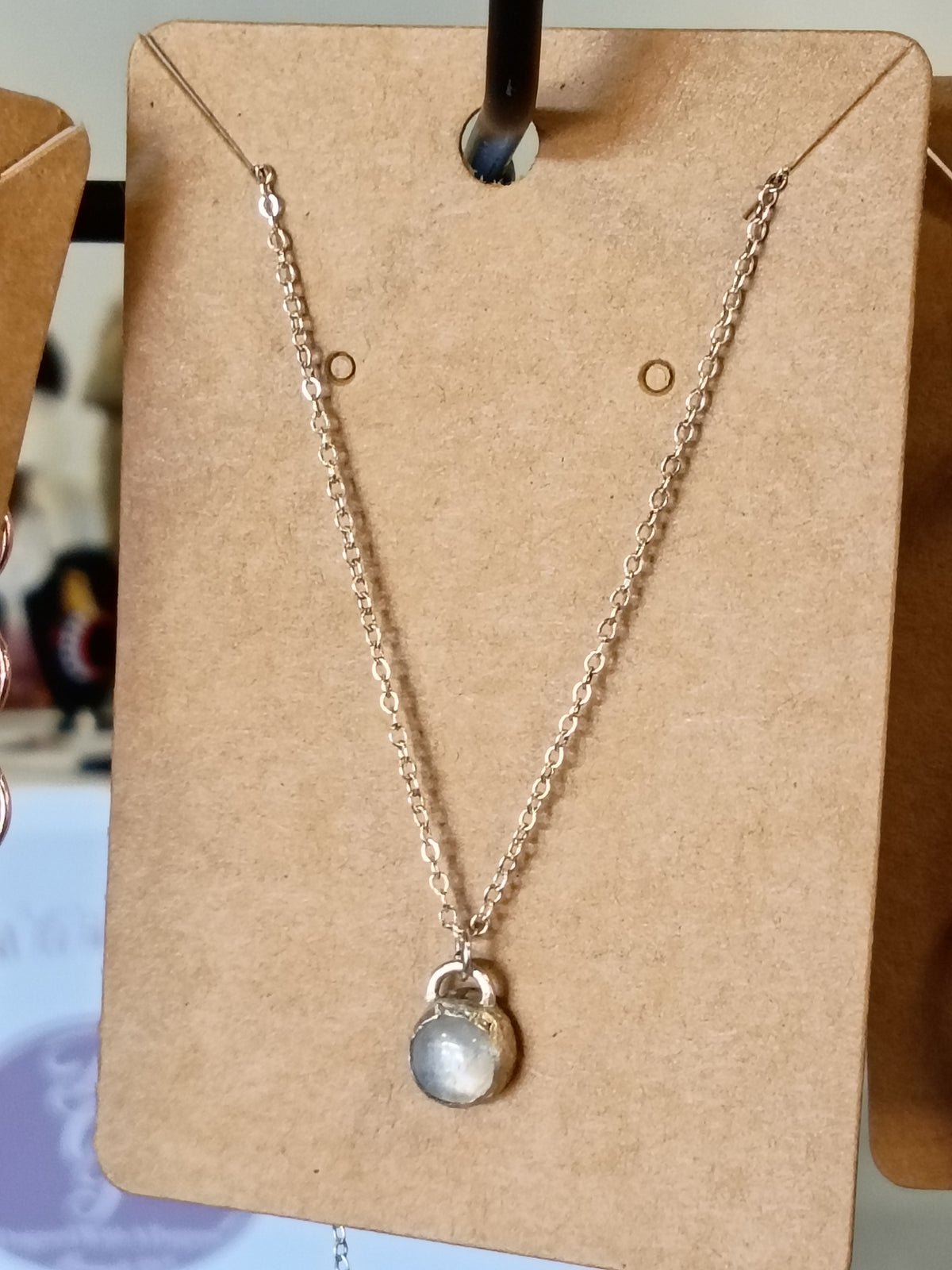 Moonstone Sterling Silver Necklace – Lunar Light Collection