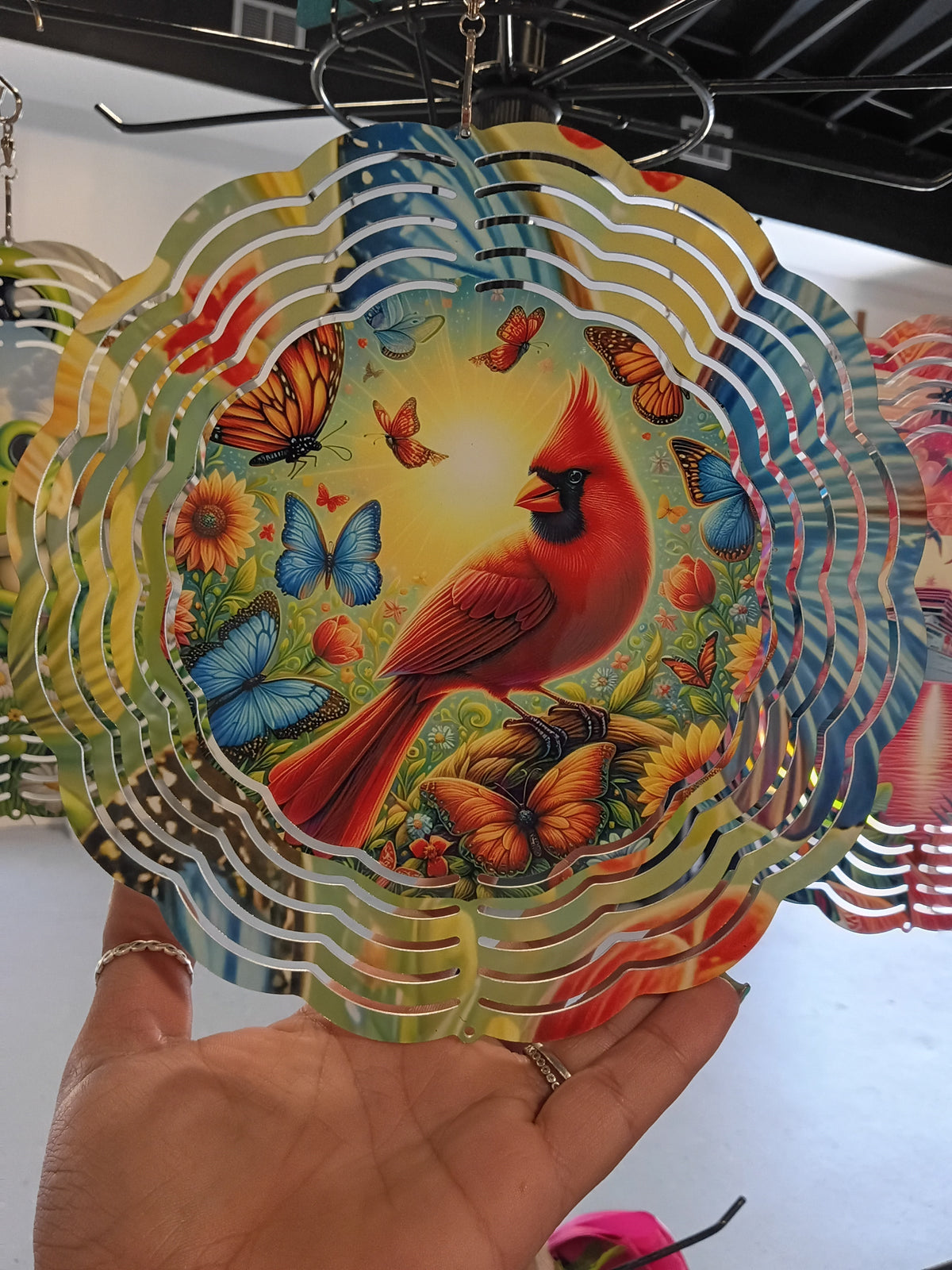 Handcrafted Wind Spinner | Outdoor Garden Decoration | Unique Yard Art Gift