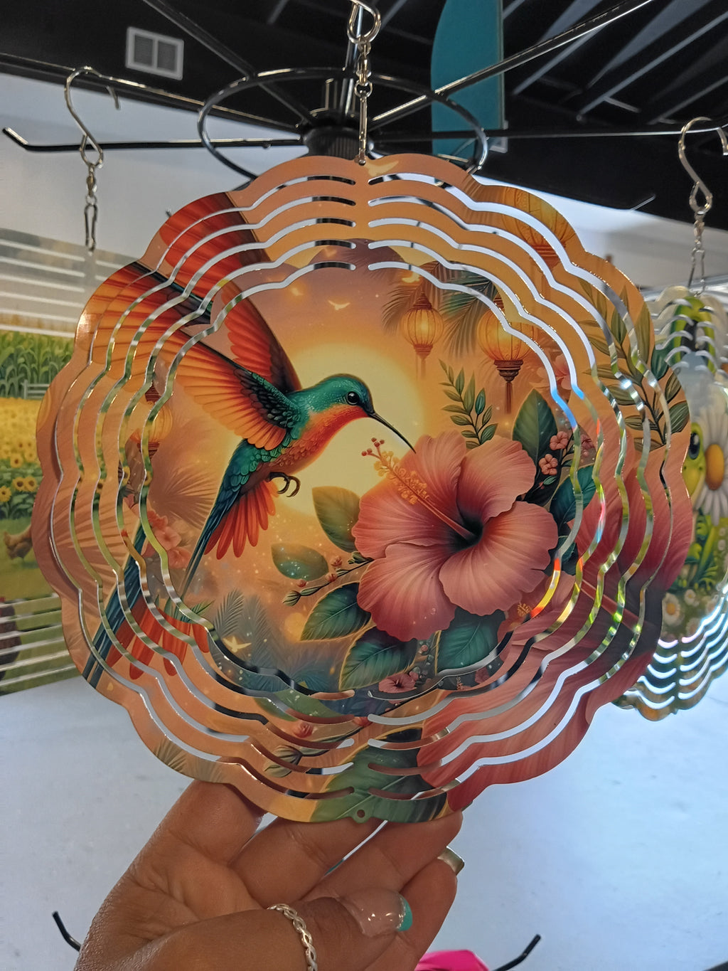 Handcrafted Wind Spinner | Outdoor Garden Decoration | Unique Yard Art Gift
